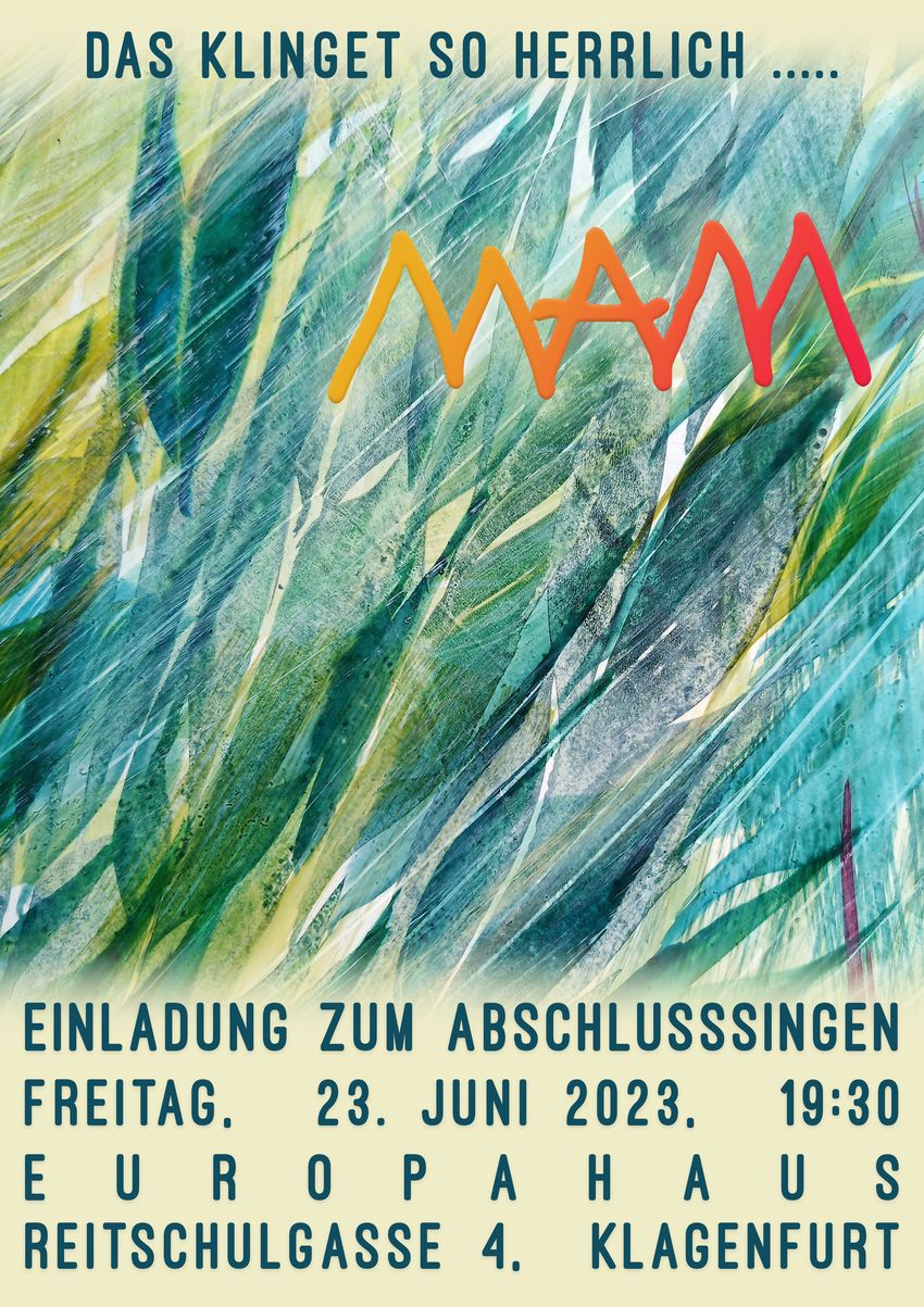 Einladung zum Abschlusssingen
